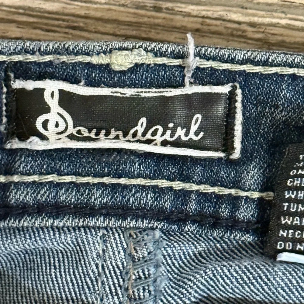 Soundgirl Dark Blue Skinny Jeans - Picture 5 of 12